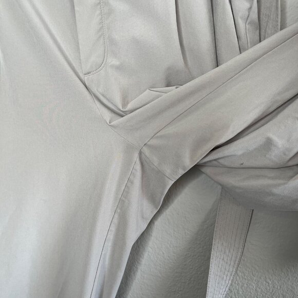 Athleta Skyline Pant II Ivory Belted Athleisure Travel Trousers Size 14 - Picture 8 of 14